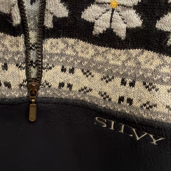 💙⬇️ $21 ⬇️ Mens Walking Silvy Medium Pullover Fleece Zip. Very roomy/warm. - Picture 3 of 8